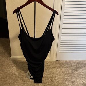 Black Women's One Piece Swimsuit